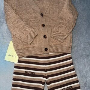 Gucci Cardigan And Matching Pants! Brand New With Tags!